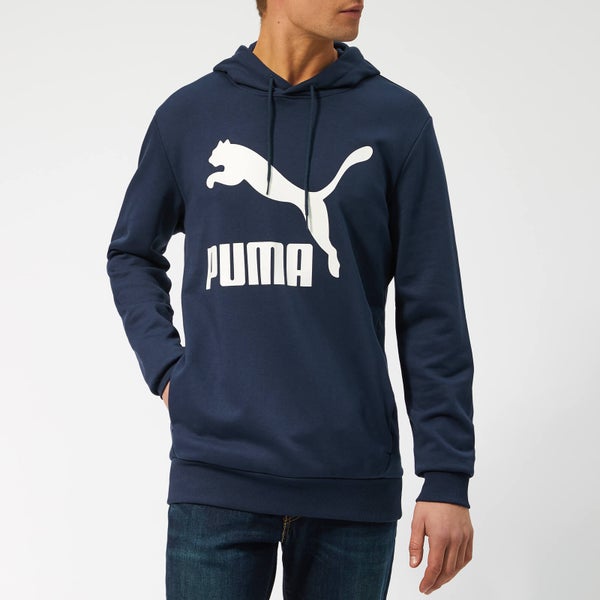Puma Men's Classics Logo Hoody - Peacoat