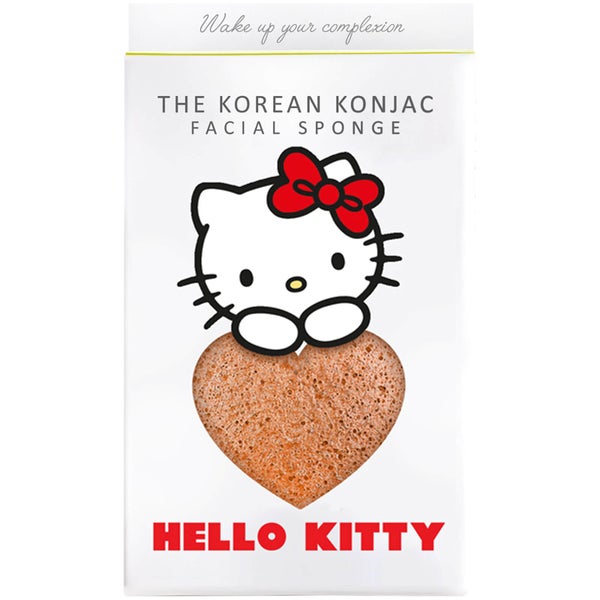 Спонж для лица и крючок The Konjac Sponge Company Sanrio Hello Kitty Konjac Sponge Box and Hook — Pink Clay 30 г