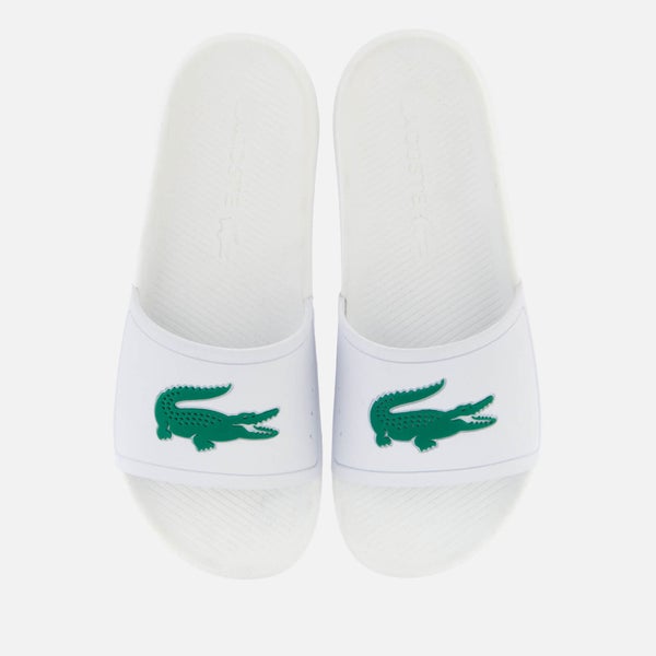 Lacoste Men's Croco Slide 119 1 Sandals - White/Green