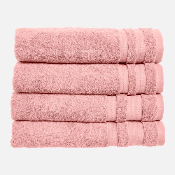 ïn home Supersoft 100% Cotton 4 Piece Towel Bale - Blush