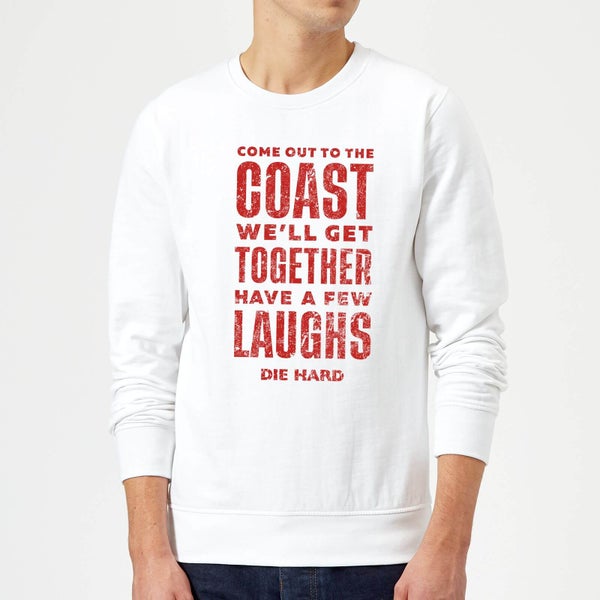 Die Hard Come To The Coast Christmas Sweatshirt - Weiß