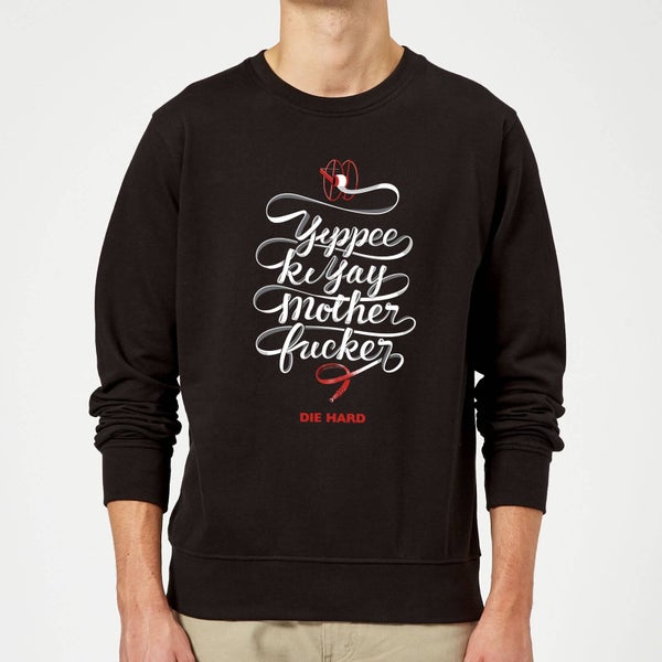 Die Hard Yippee Ki Yay Christmas Sweatshirt - Black