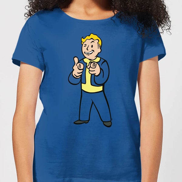 Fallout Vault Boy Women's T-Shirt - Royal Blue