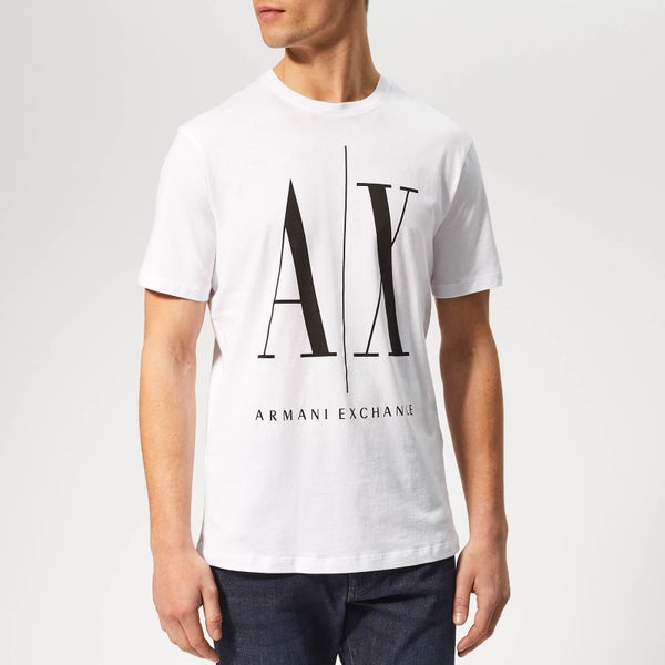 Armani Exchange Men's Big Ax T-Shirt - White/Black - S