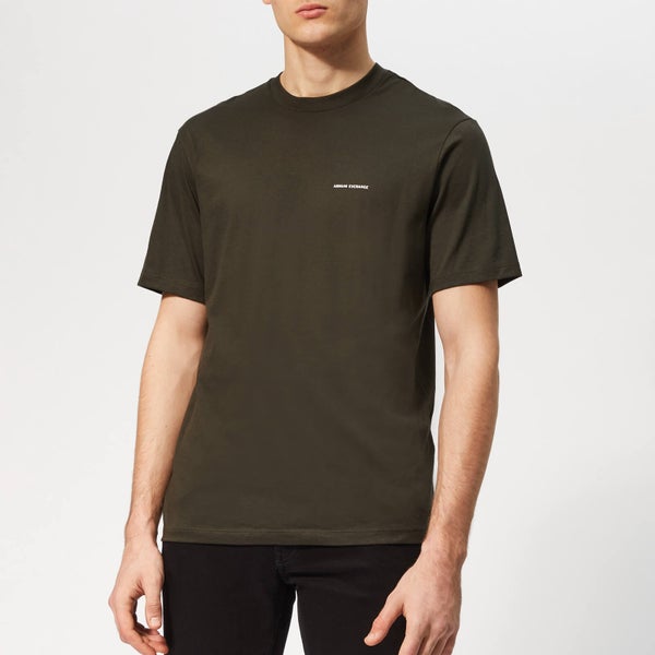 Armani Exchange Men's Small Logo T-Shirt - Military Green