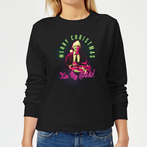 National Lampoon Merry Christmas Clark Griswold Women's Christmas Jumper - Black