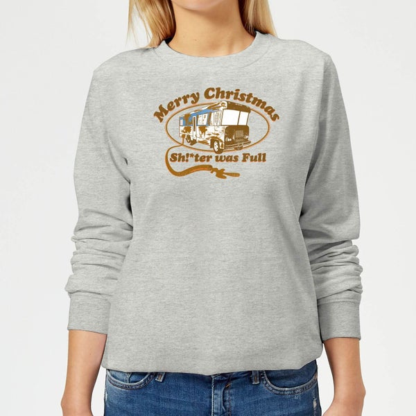National Lampoon R.V. Women's Christmas Sweater - Grey