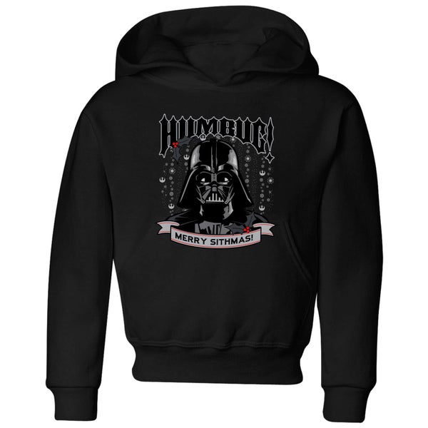 Star Wars Darth Vader Humbug Kids' Christmas Hoodie - Black