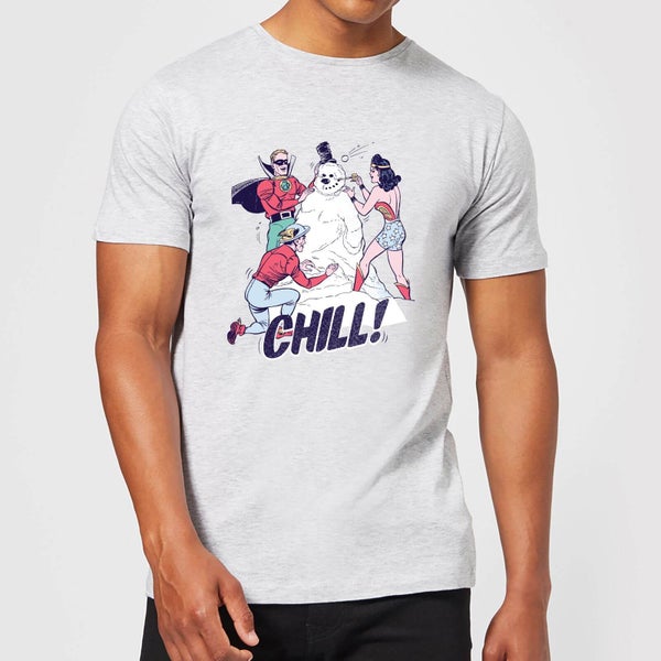 DC Chill! Men's Christmas T-Shirt - Grey