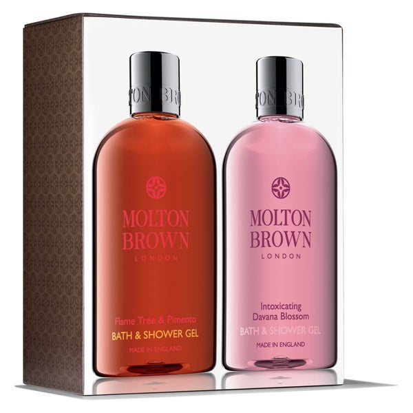 Molton Brown Flame Tree & Pimento & Intoxicating Davana Blossom Bathing Set