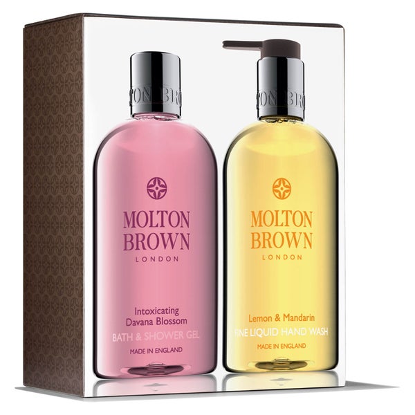 Molton Brown Intoxicating Davana Blossom and Lemon & Mandarin Hand & Body Set -käsi- ja vartalosetti