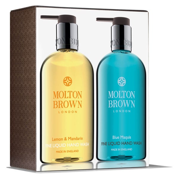 Molton Brown Lemon & Mandarin and Blue Maquis Hand Wash Set -käsisaippuasetti