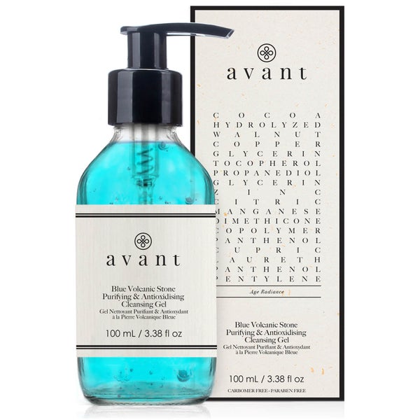 Avant Skincare Blue Volcanic Stone Purifying and Antioxydising Cleansing Gel 100ml