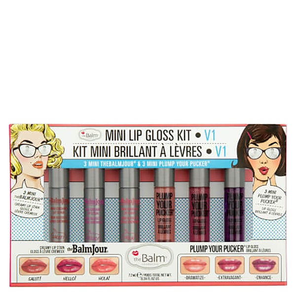 theBalm Plump Your Pucker and theBalmJour Mini Lip Gloss Kit (Volume 1) 13.2ml