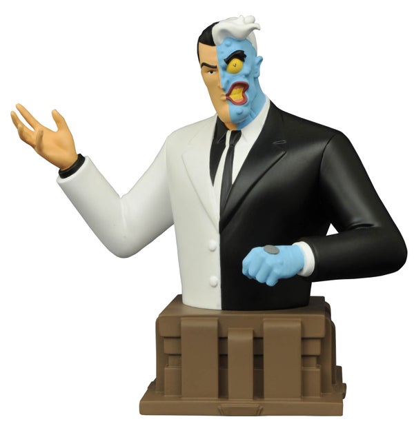 Diamond Select Batman DC Comics – The Animated Series – Buste de Double-Face 15 cm