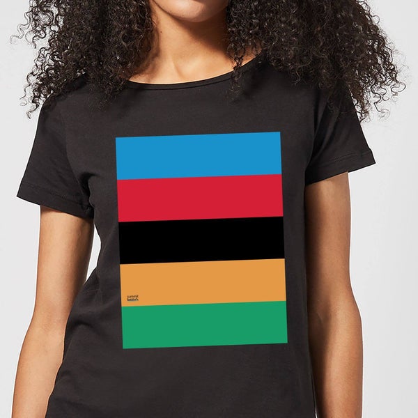 Summit Finish World Champion Stripes Women's T-Shirt - Black