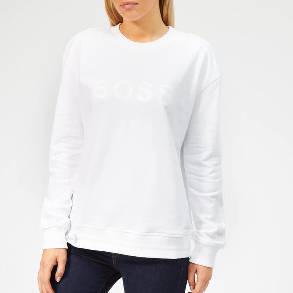 BOSS Women's Talastic Sweatshirt - White
