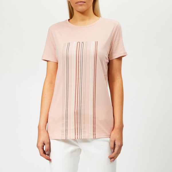 BOSS Women's Teblurred T-Shirt - Light Pink