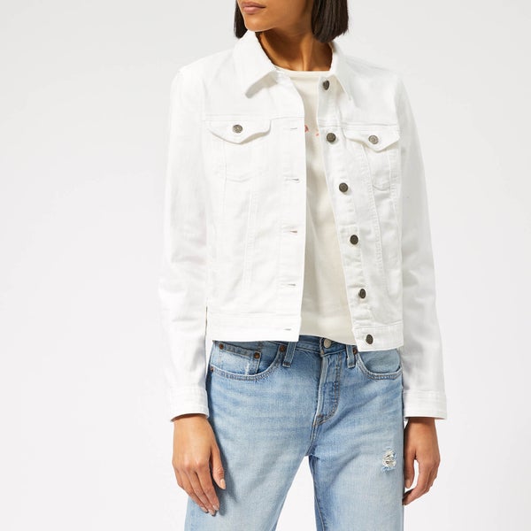 BOSS Women's J90 Ghent Denim Jacket - White