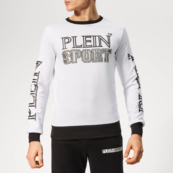 Plein Sport Men's Statement Sweatshirt - White/Silver