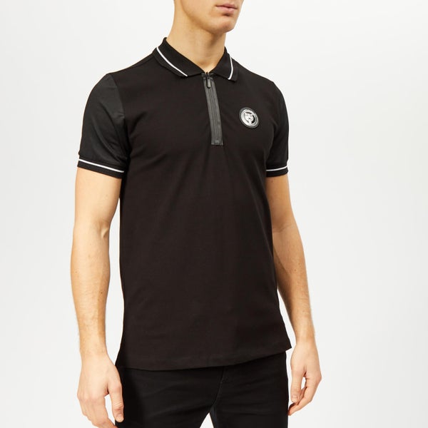 Plein Sport Men's Statement Polo-Shirt - Black/White