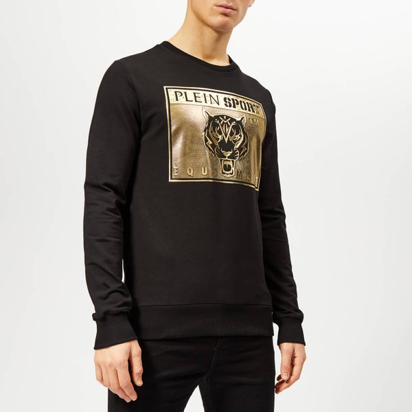 Plein Sport Men's Metal Sport Sweatshirt - Black/Gold