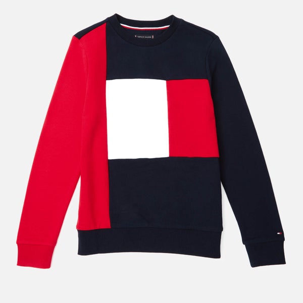 Tommy Hilfiger Boys' Colorblock Sweatshirt - Lychee