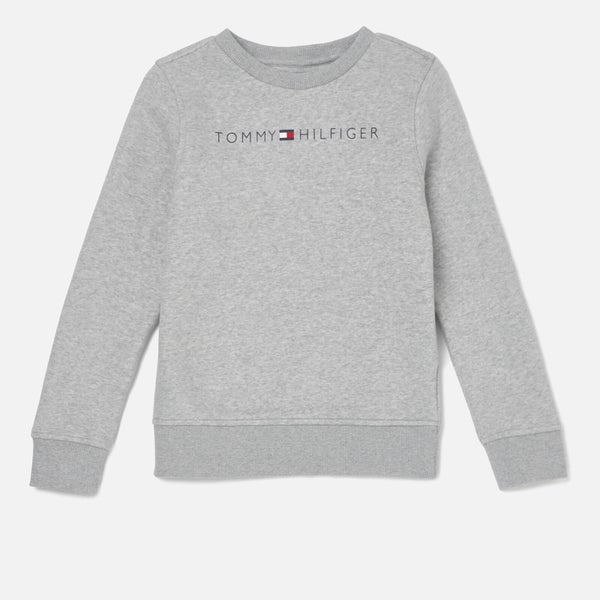 Tommy Hilfiger Boys' Essential Tommy Logo Sweatshirt - Grey Heather