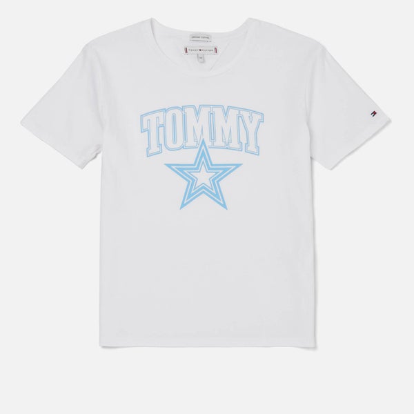 Tommy Hilfiger Girls' Essential Tommy Star T-Shirt - Bright White
