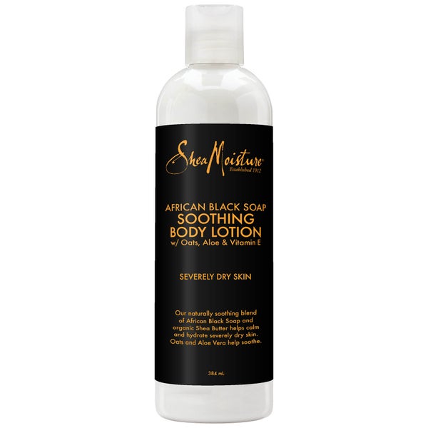 Shea Moisture African Black Soap Soothing Body Lotion(시어 모이스처 아프리칸 블랙 솝 수딩 바디 로션 384ml)