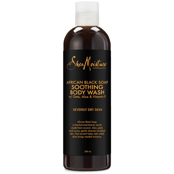 Shea Moisture African Black Soap Soothing Body Wash -suihkusaippua 384ml