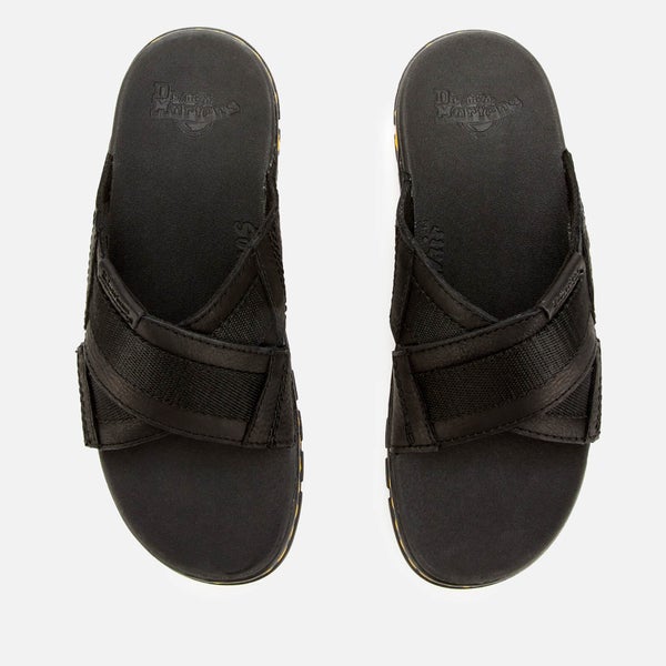 Dr. Martens Men's Athens Carpathian Leather Sandals - Black