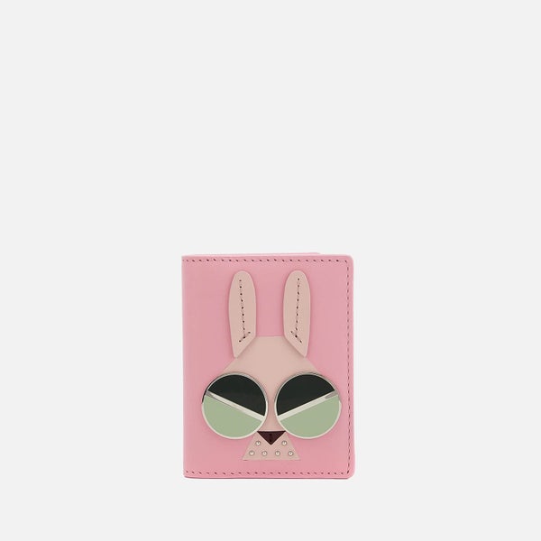 Kate Spade New York Women's Spademals Money Bunny Card Case - Rococo Pink
