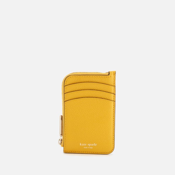 Kate Spade New York Women's Margaux Zip Card Holder - Vibrant Canary