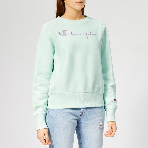 Champion Women's Crewneck Sweatshirt - Green