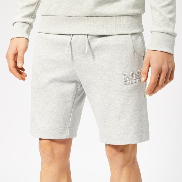 BOSS Men's Headlo Shorts - Light Grey Melange