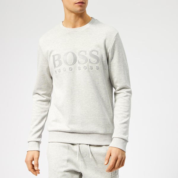 BOSS Men's Salbo Sweatshirt - Light Grey Melange
