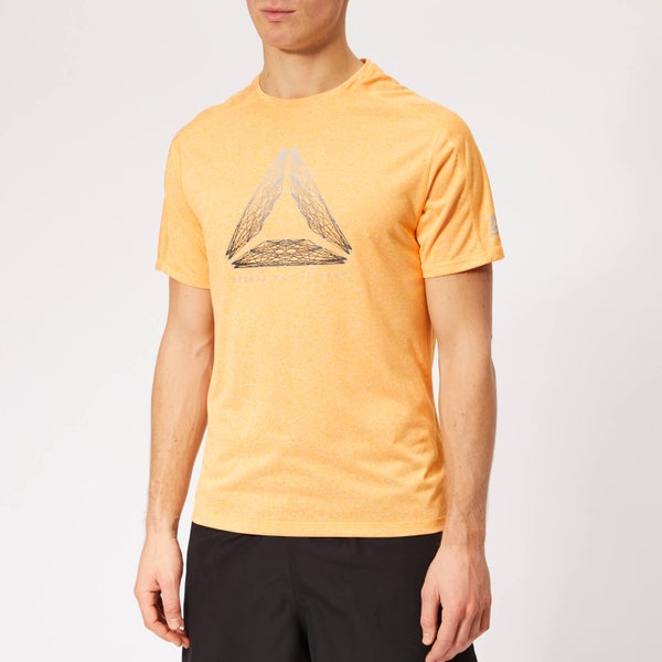 Reebok Men's OSR Reflect Move Running T-Shirt - Yellow