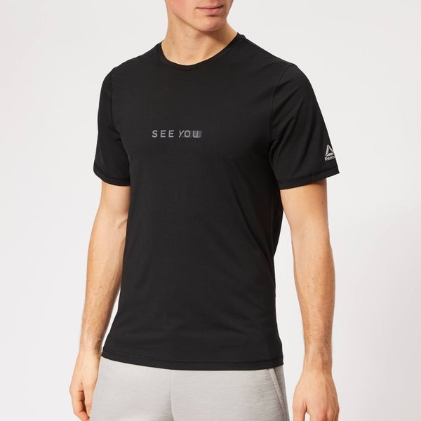 Reebok Men's OSR Elevated Running T-Shirt - Black