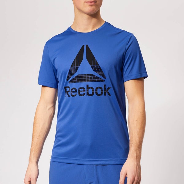 Reebok Men's WOR Graphic Short Sleeve T-Shirt - Blue