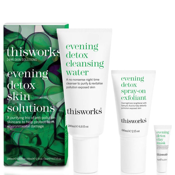 this works Evening Detox Skin Solution (Worth £58.20)