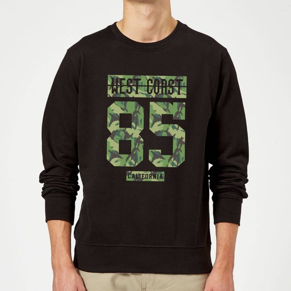 Camo West Coast Sweatshirt - Black - XL - Black