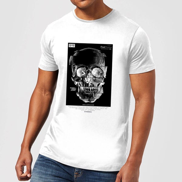 Distorted Skull Men's T-Shirt - White