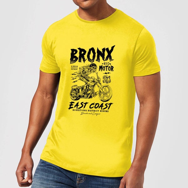 Bronx Motor Men's T-Shirt - Yellow