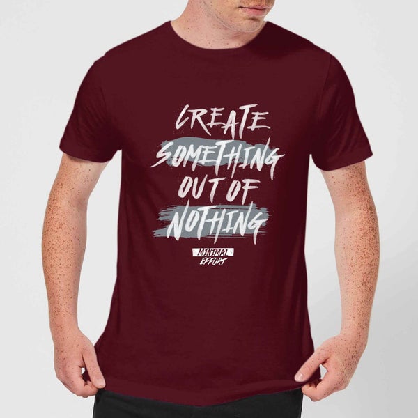 Create Something Men's T-Shirt - Burgundy