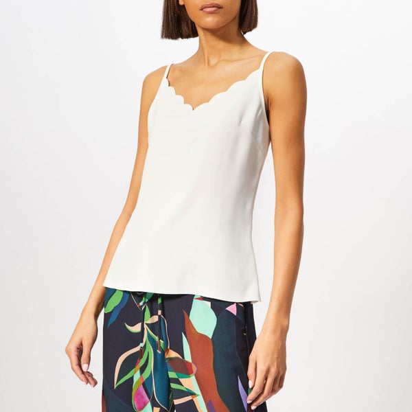 Ted Baker Women's Siina Scallop Neckline Cami Top - Ivory