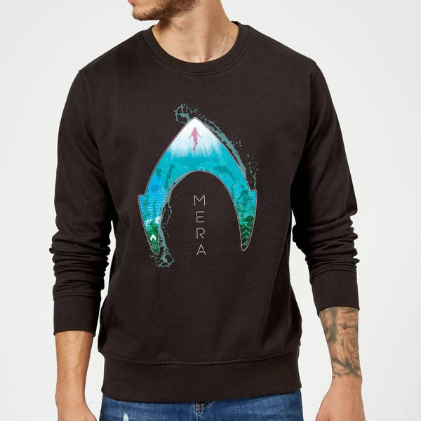 Aquaman Mera Logo Sweatshirt - Black