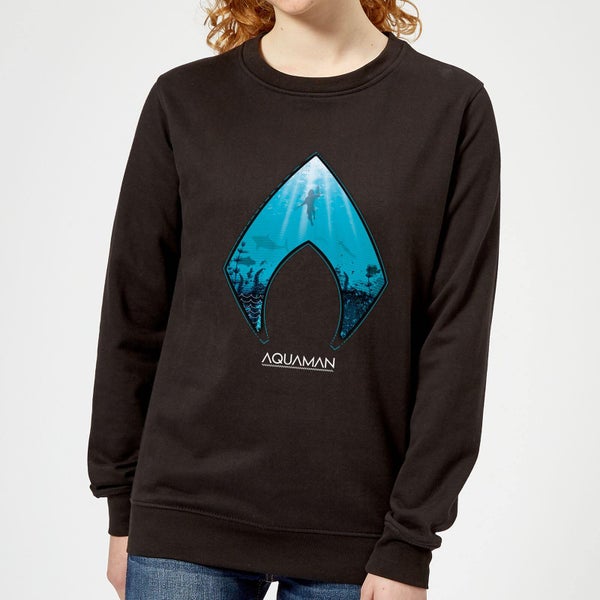 Aquaman Deep Women's Sweatshirt - Black