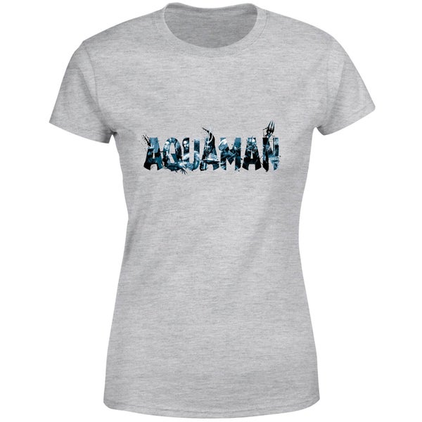 Aquaman Chest Logo Damen T-Shirt - Grau - M