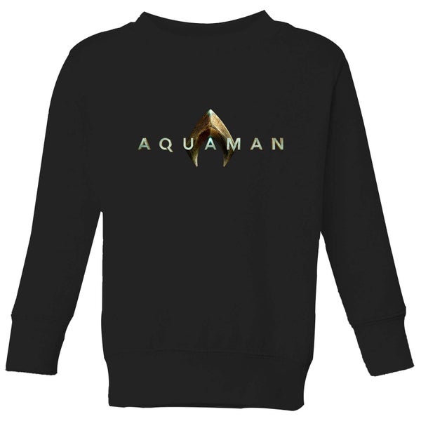 Aquaman Title Kids' Sweatshirt - Black